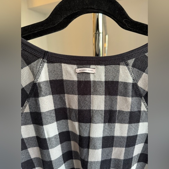 Victoria's Secret Plaid Pajamas Long Sleeve Long Pants Size Medium or Small - Picture 5 of 16